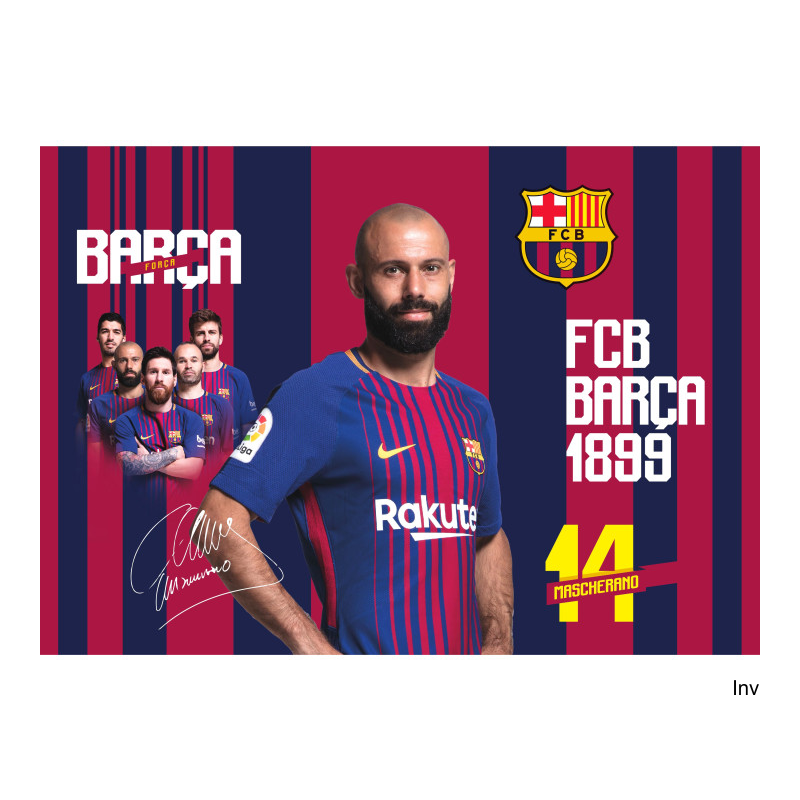 Blok rysunkowy A4 20 arkuszy FC Barcelona Astra