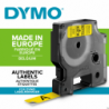 Taśma Dymo D1 12 mm x 7 m czarna/żółta do drukarek etykiet LabelManager i LabelWriter Duo