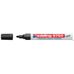Marker Edding 8750 czarny permanentny do oznaczania różnych powierzchni
