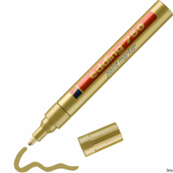 Marker lakierowy Edding 750 złoty 2-4 mm wodoodporny, szybkoschnący, do oznaczania różnych powierzchni