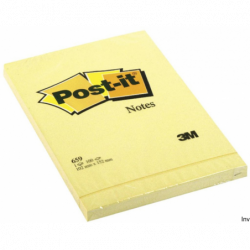 Bloczek samoprzylepny POST-IT_ (659), 152x102mm, 1x100 kart., żółty