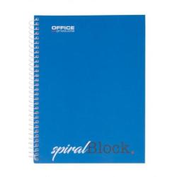 PAKIET Kołonotatnik OFFICE PRODUCTS, A5, w kratkę, 80 kart., 70gsm