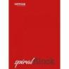 PAKIET Kołonotatnik OFFICE PRODUCTS, A4, w linie, 80 kart., 70gsm, bordowy
