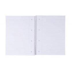 PAKIET Kołonotatnik OFFICE PRODUCTS, A4, w linie, 80 kart., 70gsm, bordowy
