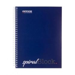 PAKIET Kołonotatnik OFFICE PRODUCTS, A5, w linie, 80 kart., 70gsm, granatowy