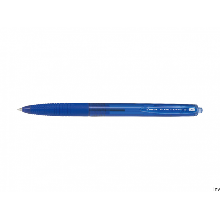 Długopis olejowy automatyczny Pilot Super Grip niebieski z wymiennym wkładem 0,22 mm