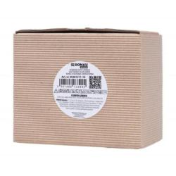 Świeca sojowa DONAU HOME, w szarym szkle, drewniana pokrywa i knot, Flower Garden, 200g
