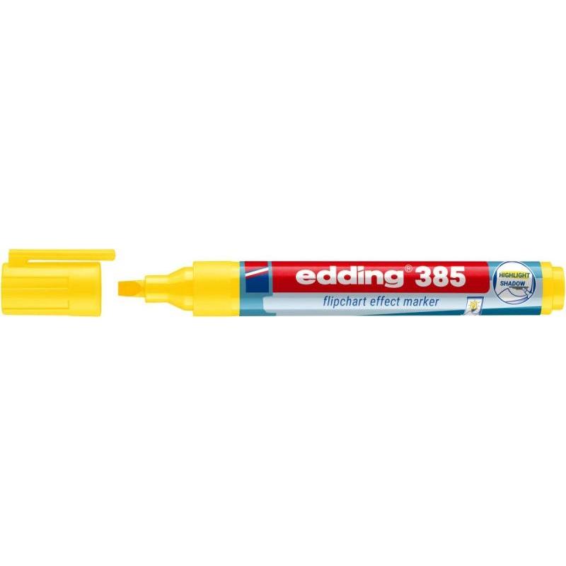 PAKIET Marker do efektów na flipchartach e-385 EDDING, żółty
