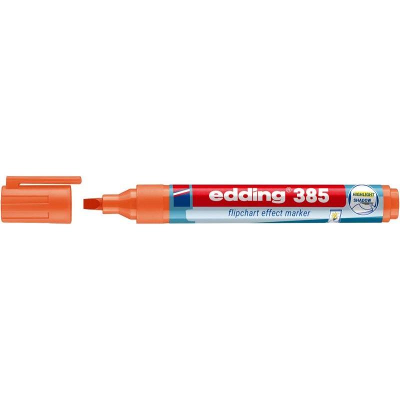 PAKIET Marker do efektów na flipchartach e-385 EDDING, pomarańczowy