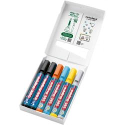 Zestaw markerów do efektów na flipchartach e-385, e-380 i e-383 EDDING, 6 szt., mix kolorów