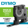 Taśma Dymo D1 12 mm x 7 m biały/czarny do drukarek etykiet LabelManager i LabelWriter Duo