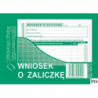 408-5 Wniosek o zaliczkę MICHALCZYK&PROKOP A6 40 kartek