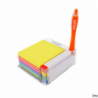 Przybornik StickN 21432 z notesami 76x76mm, 400 karteczkami i 380 zakładkami w mixie kolorów na biurko