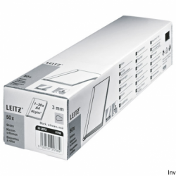 Grzbiety wsuwane LEITZ A4/3mm czarny do 30 kartek 50szt 21768 - 3