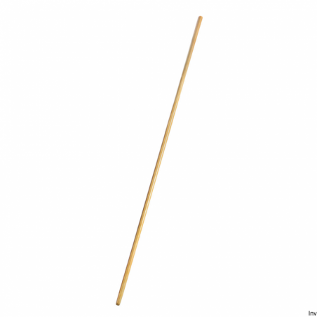 Kij do miotły drewniany z gwintem 120 cm Budget