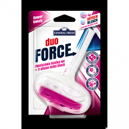 Kostka do WC DUO FORCE 40g kwiat General Fresh