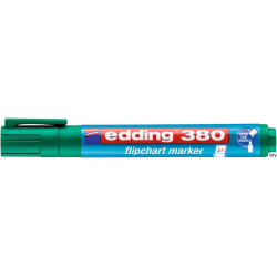 Edding Marker flipchart okrągły 1.5-3 mm zielony 380/004/ZI do pisania na papierze