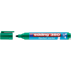 Edding Marker flipchart okrągły 1.5-3 mm zielony 380/004/ZI do pisania na papierze