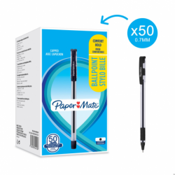Długopis ze skuwką BRITE czarny PAPER MATE 2084418 - 2