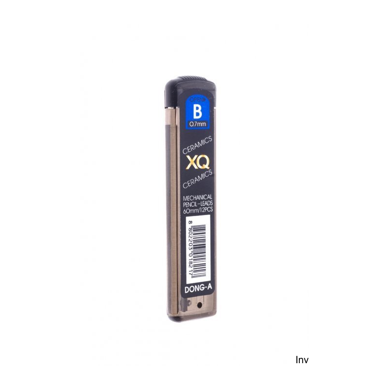 Grafity do ołówka automatycznego Dong-A 0.7mm B, 12 sztuk, długość 60 mm, do rysowania na papierze i kalce kreślarskiej