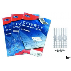 Etykiety samoprzylepne...