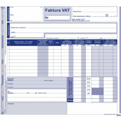 Faktura VAT wzór pełny A4 2/3 (z kopią) Michalczyk i Prokop