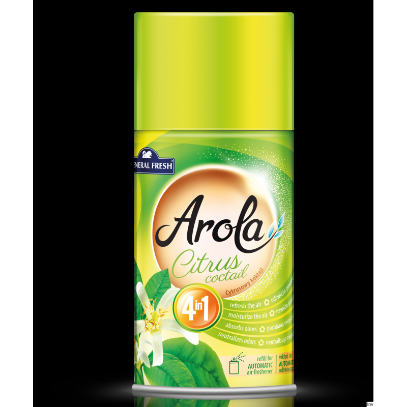 Wkład do odświeżacza General Fresh AROLA 250ml cytrusowy koktajl