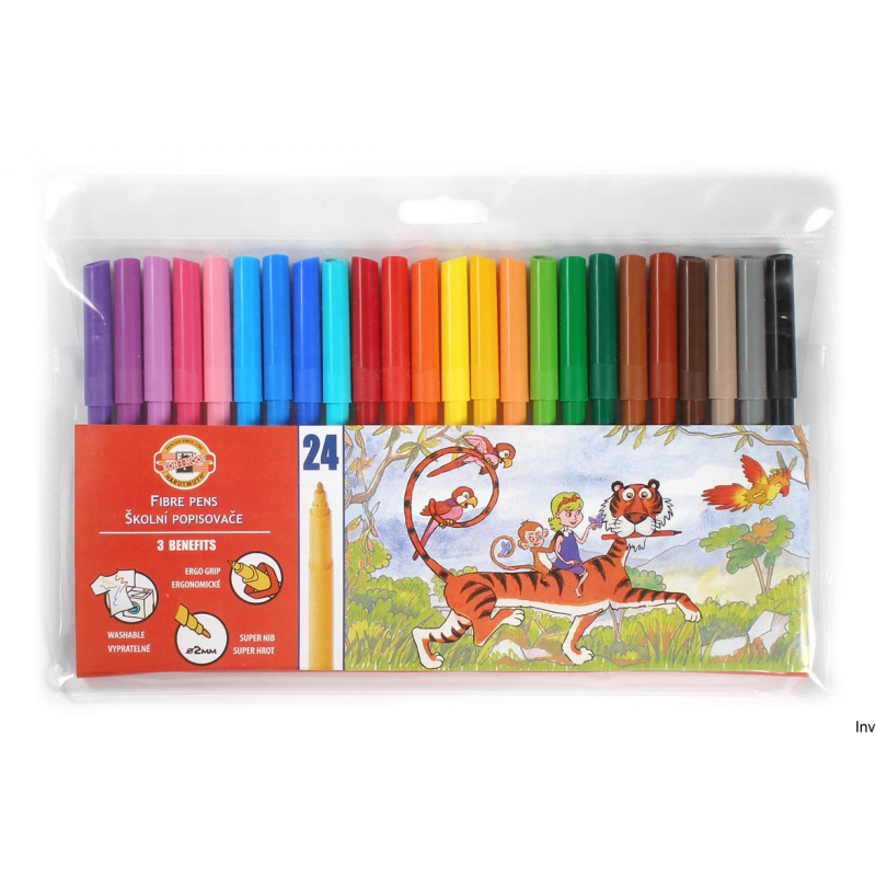 Flamastry KOH I NOOR 771002/BD04 24 kolory