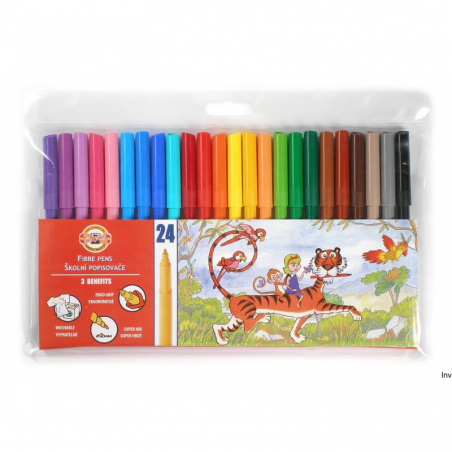 Flamastry KOH I NOOR 771002/BD04 24 kolory
