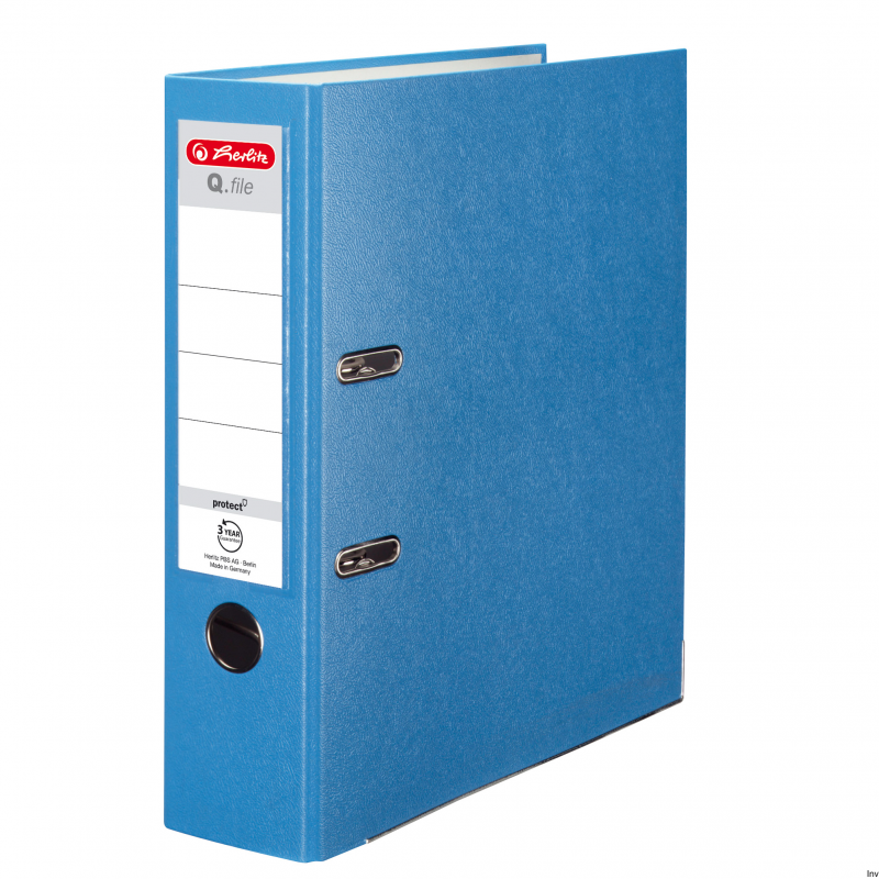 Segregator A4/8 niebieski Q.File Herlitz