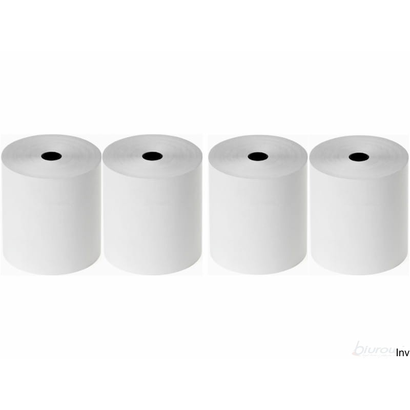 Rolki termiczne DOTTS 80mm x 80m BPA FREE (opakowanie 4 sztuki)