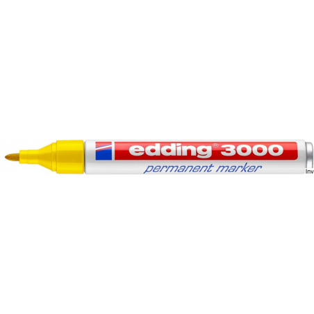 Edding marker permanentny żółty okrągła końcówka 1,5-3 mm 3000/005/Z