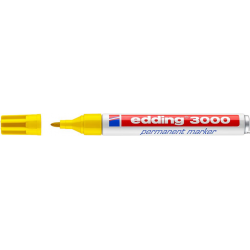 Edding marker permanentny żółty okrągła końcówka 1,5-3 mm 3000/005/Z