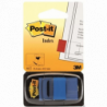 Zakładki indeksujące Post-It 25x43mm niebieskie 50 sztuk 3M