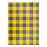 PAKIET Teczka z gumką OFFICE PRODUCTS, karton/lakier, A4, 320gsm, 3-skrz., mix kolorów w kratę