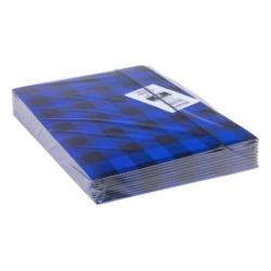 PAKIET Teczka z gumką OFFICE PRODUCTS, karton/lakier, A4, 320gsm, 3-skrz., mix kolorów w kratę