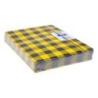 PAKIET Teczka z gumką OFFICE PRODUCTS, karton/lakier, A4, 320gsm, 3-skrz., mix kolorów w kratę
