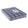 PAKIET Teczka z gumką OFFICE PRODUCTS, karton/lakier, A4, 320gsm, 3-skrz., mix kolorów w kratę
