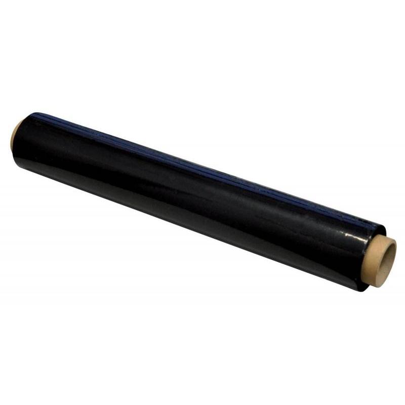 Folia stretch OFFICE PRODUCTS, ręczna, 1,5kg netto, szer. 500mm, 23mikr., czarna