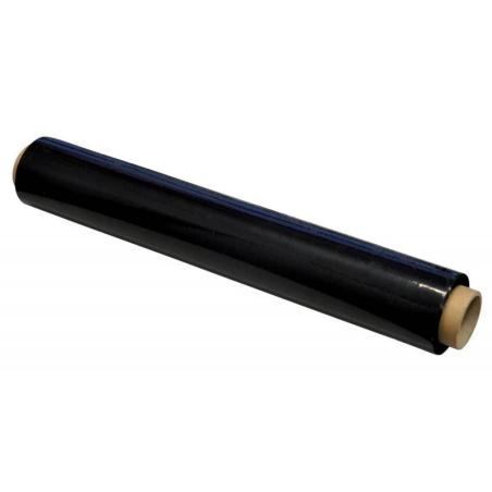 Folia stretch OFFICE PRODUCTS, ręczna, 1,5kg netto, szer. 500mm, 23mikr., czarna