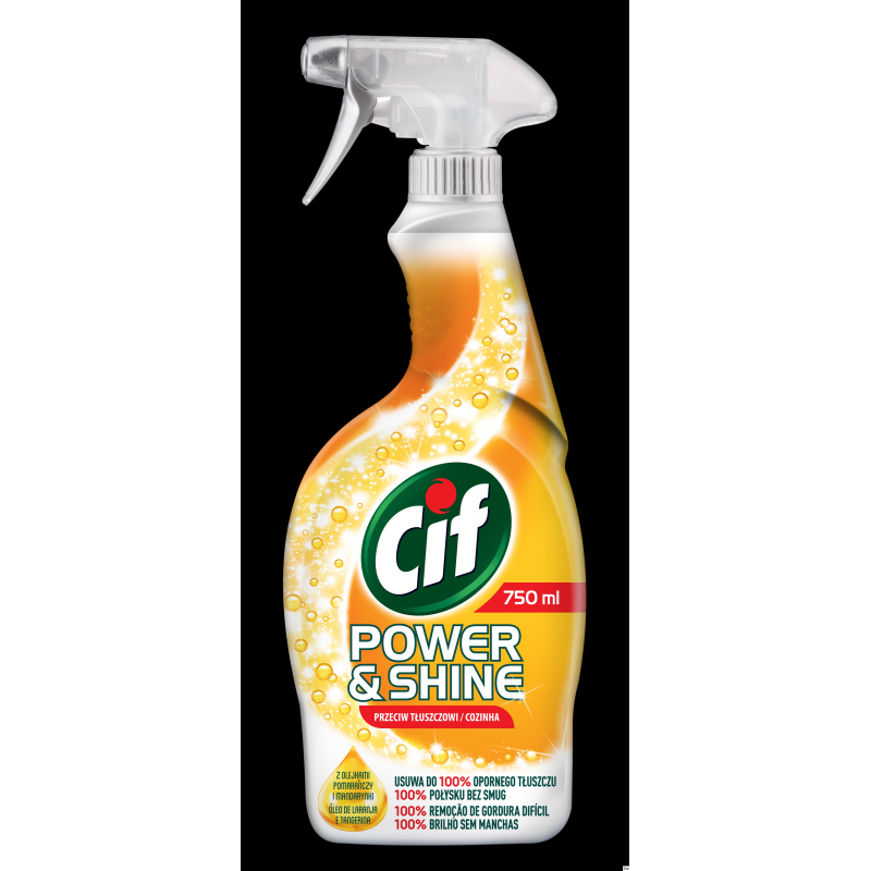 Cif Spray czyszcząco-dezynfekujący 750ml do łazienki i kuchni, eliminuje 99,9% bakterii i wirusów