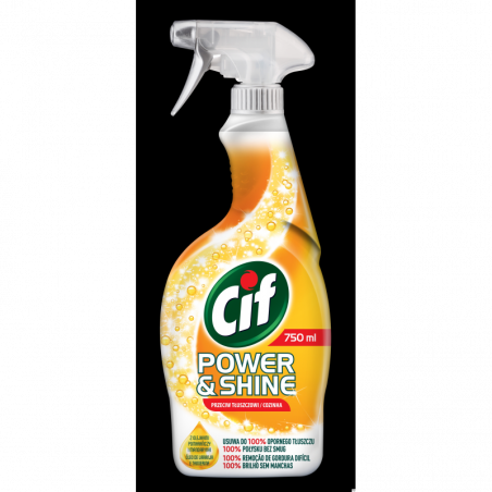 Cif Spray czyszcząco-dezynfekujący 750ml do łazienki i kuchni, eliminuje 99,9% bakterii i wirusów