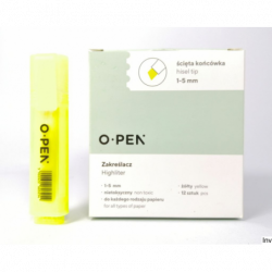 Zakreślacz żółty DH106 Open