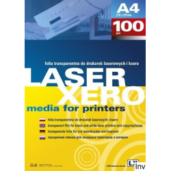 Folia do drukarek laserowych i kserokopiarek (100) LX A4 transparentna 100 mic. Argo