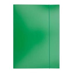 PAKIET Teczka z gumką OFFICE PRODUCTS, karton/lakier, A4, 320gsm, 3-skrz., mix kolorów