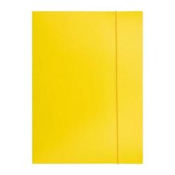 PAKIET Teczka z gumką OFFICE PRODUCTS, karton/lakier, A4, 320gsm, 3-skrz., mix kolorów