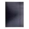 PAKIET Teczka z gumką OFFICE PRODUCTS, karton/lakier, A4, 320gsm, 3-skrz., mix kolorów