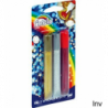 Klej brokatowy Fiorello 3 kolory x 13 ml dekoracyjny bezbarwny