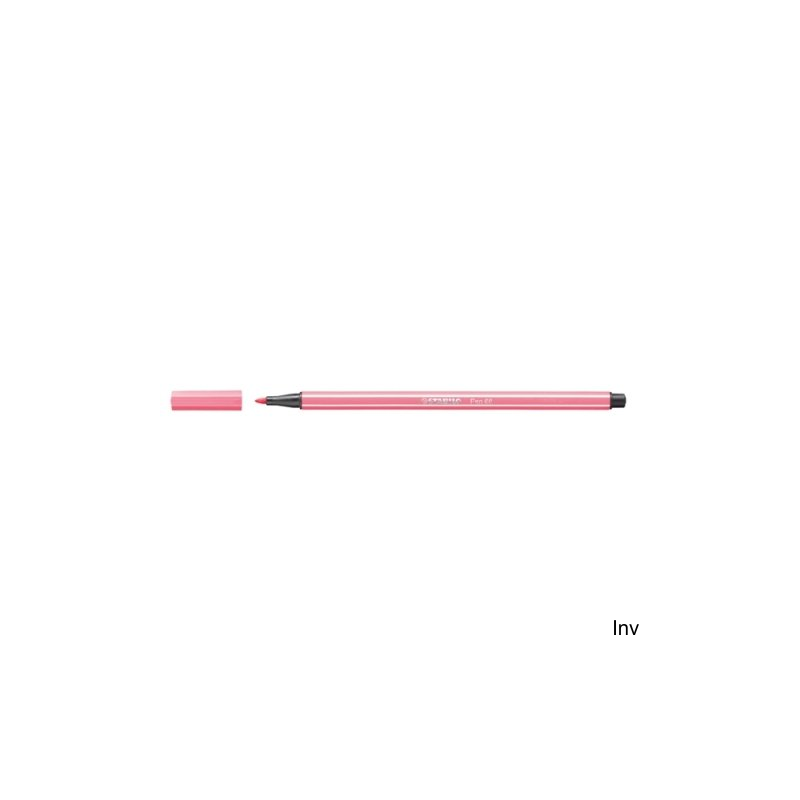Flamaster STABILO PEN 68/29 j. różowy 1 mm, bezwonny tusz, odporność na zasychanie