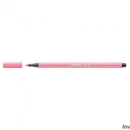 Flamaster STABILO PEN 68/29 j. różowy 1 mm, bezwonny tusz, odporność na zasychanie